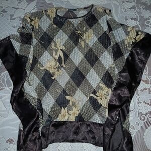 #070 Yifan Fushi Throw Over Poncho